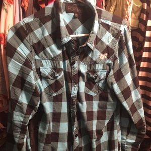 Women’s Fox racing flannel